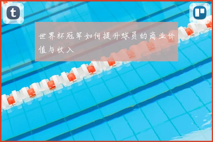 世界杯冠军如何提升球员的商业价值与收入